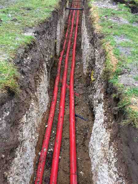 Electric cable pulling